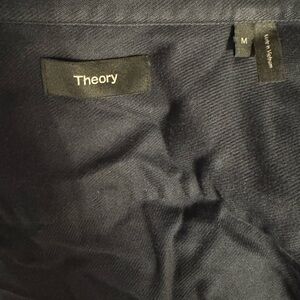 Theory Midnight Blue Button Down
